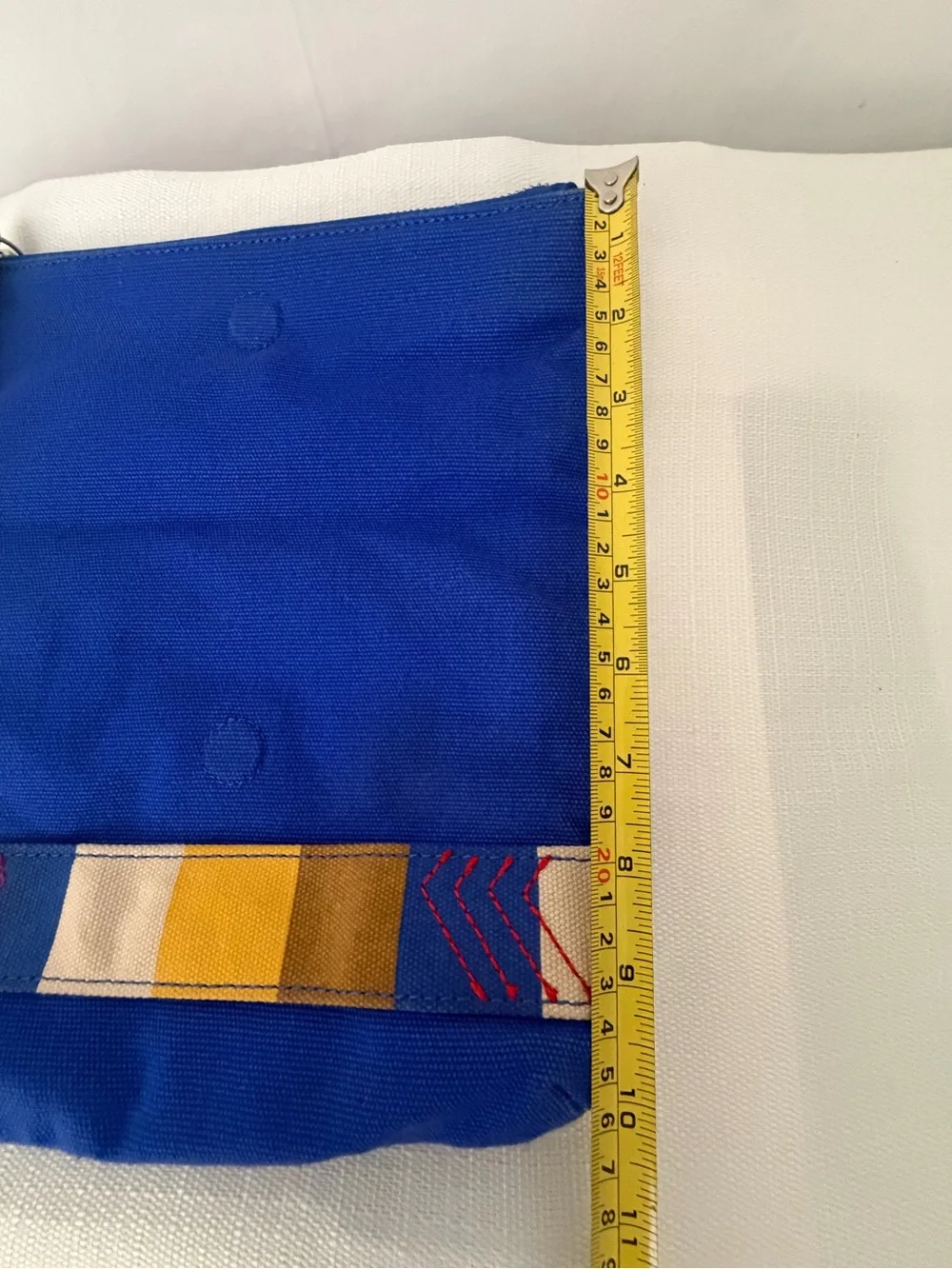 Nixon Tribu Clutch Blue Canvas Leather Wristlet Bag (F272)